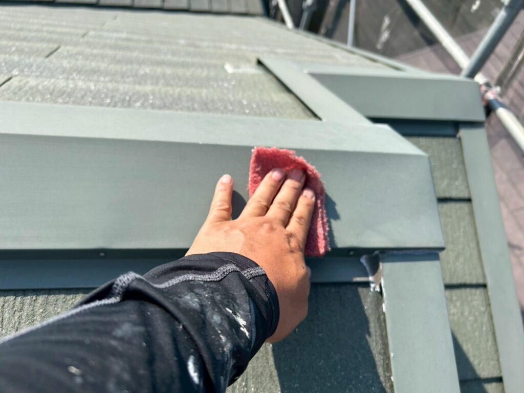 屋根板金素地調整